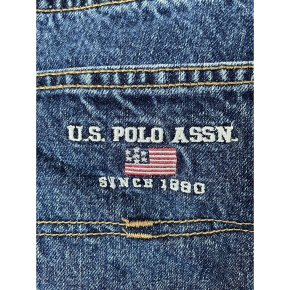 Vintage 90s US Polo Assn Jeans Mens Size 36x30 Blue Denim 100% Cotton - Picture 5 of 10